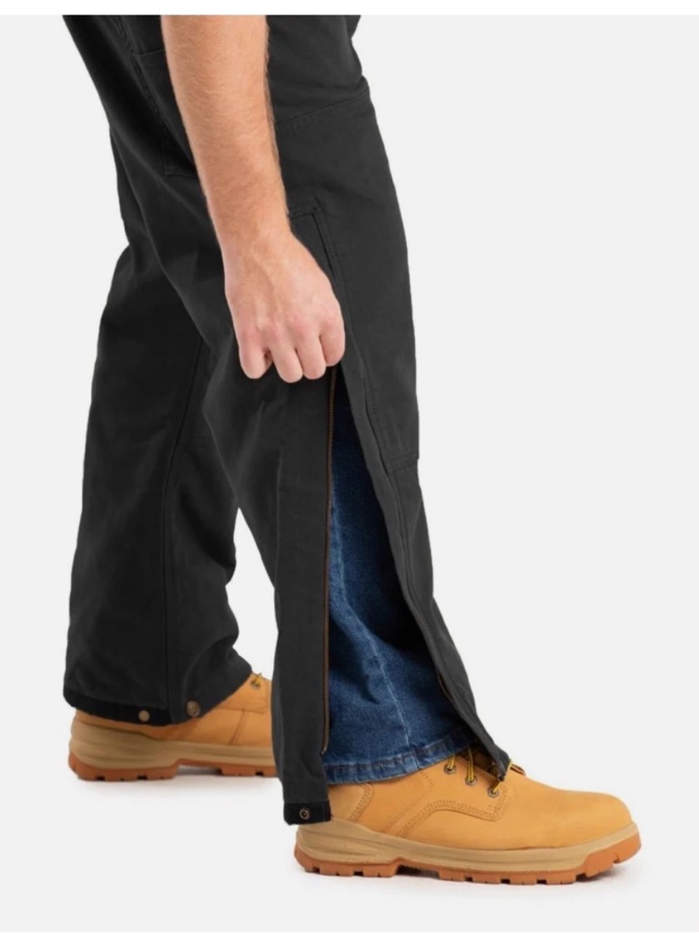 BERNE Workwear Cargo Pants 42x32 NWT Insulated Black Utility Work Pants - Picture 3 of 9